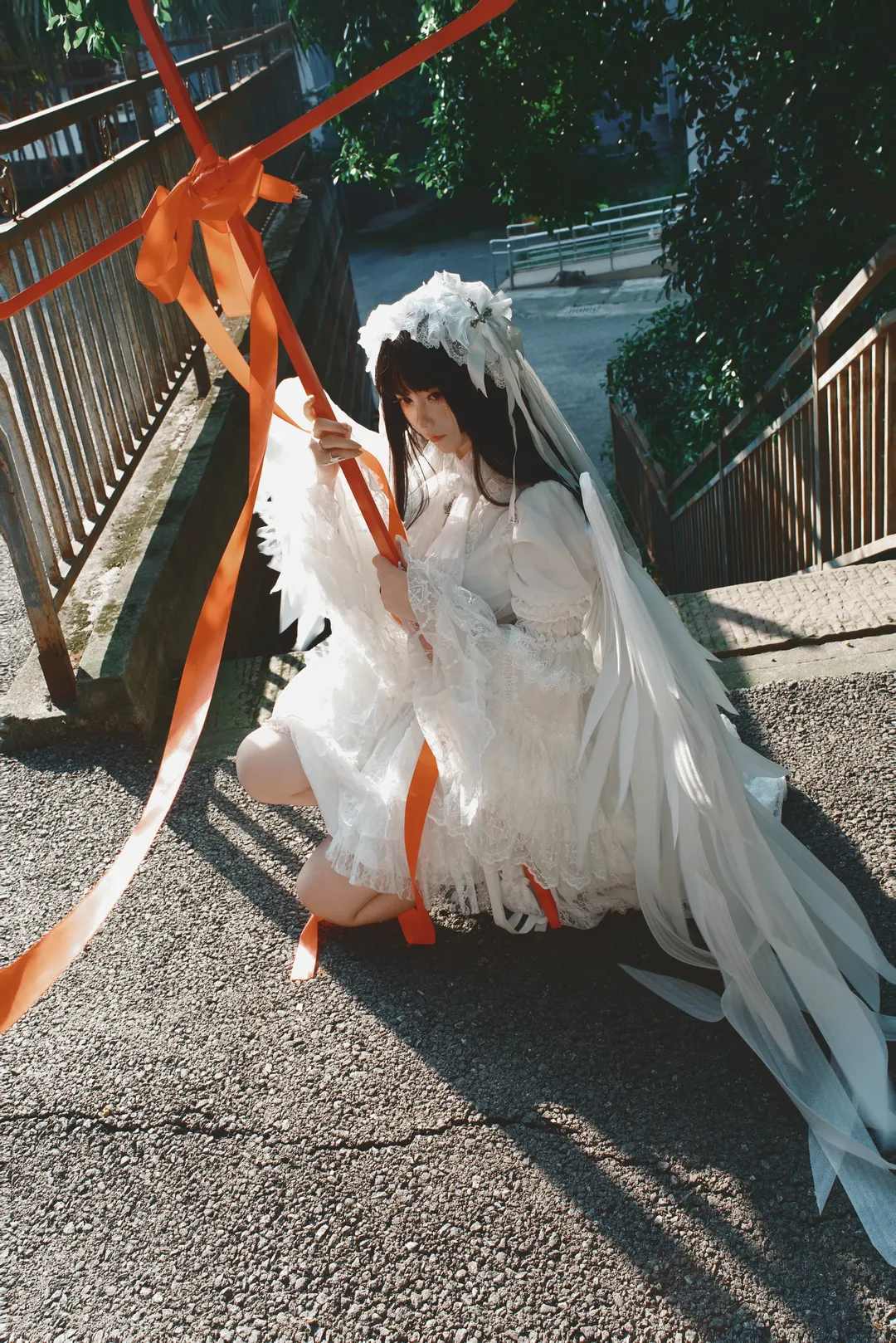 Lolita日系写真，背着十字架与翅膀的拍摄记录 - 第 7 张