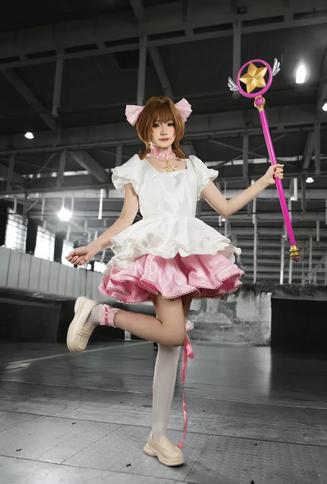 金陵青年文化节7th魔卡少女樱场照，白丝与魔法杖的工业风碰撞 - 第 3 张