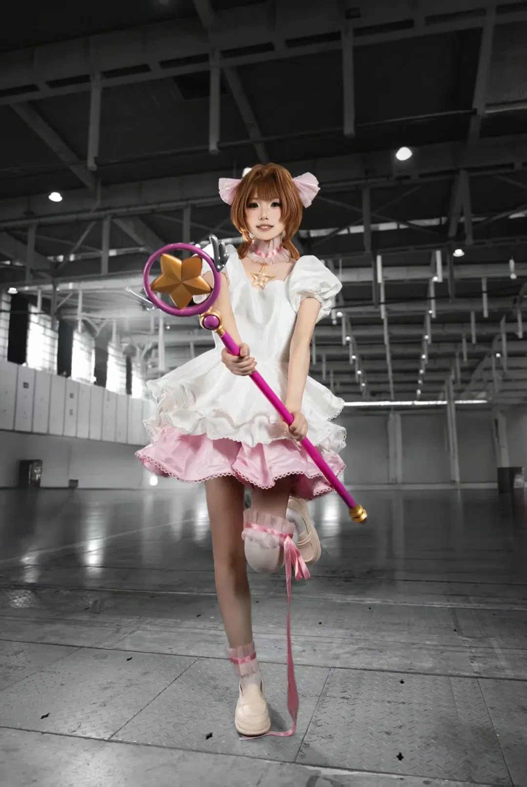金陵青年文化节7th魔卡少女樱场照，白丝与魔法杖的工业风碰撞 - 第 5 张