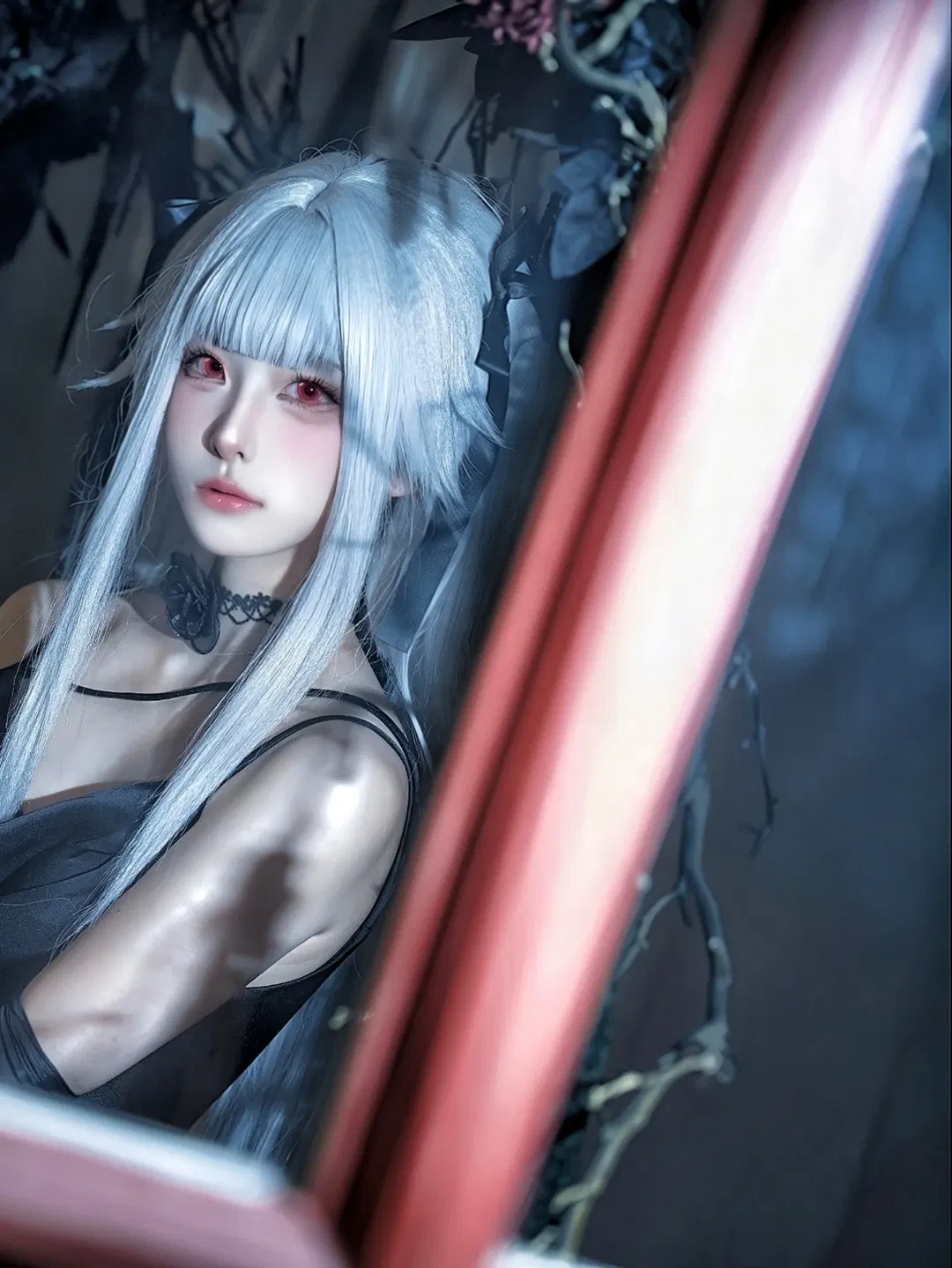 【篝之雾枝cos】美少女万华镜 吸血鬼少女的暗夜回眸 - 第 1 张