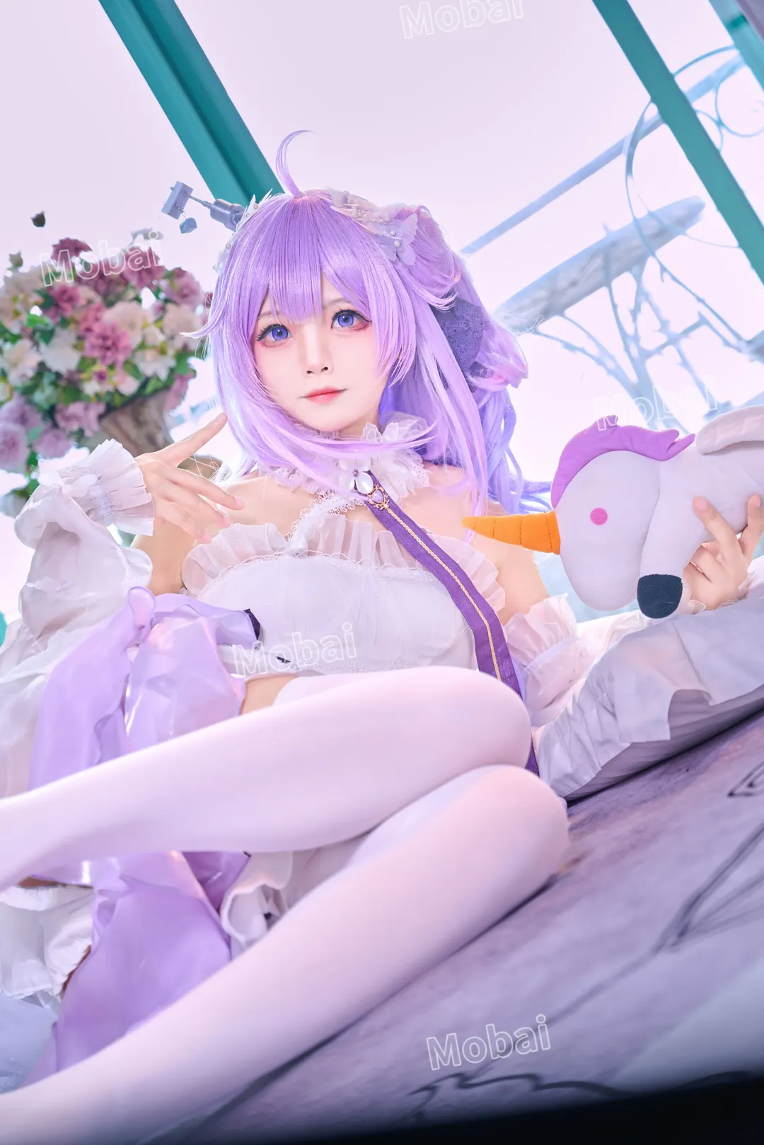 【独角兽cos】碧蓝航线独角兽改，今天也在努力帮哥哥的忙 - 第 1 张