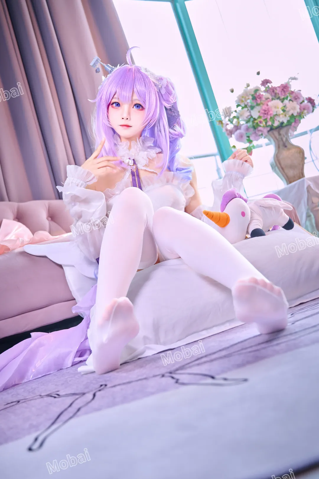 【独角兽cos】碧蓝航线独角兽改，今天也在努力帮哥哥的忙 - 第 4 张