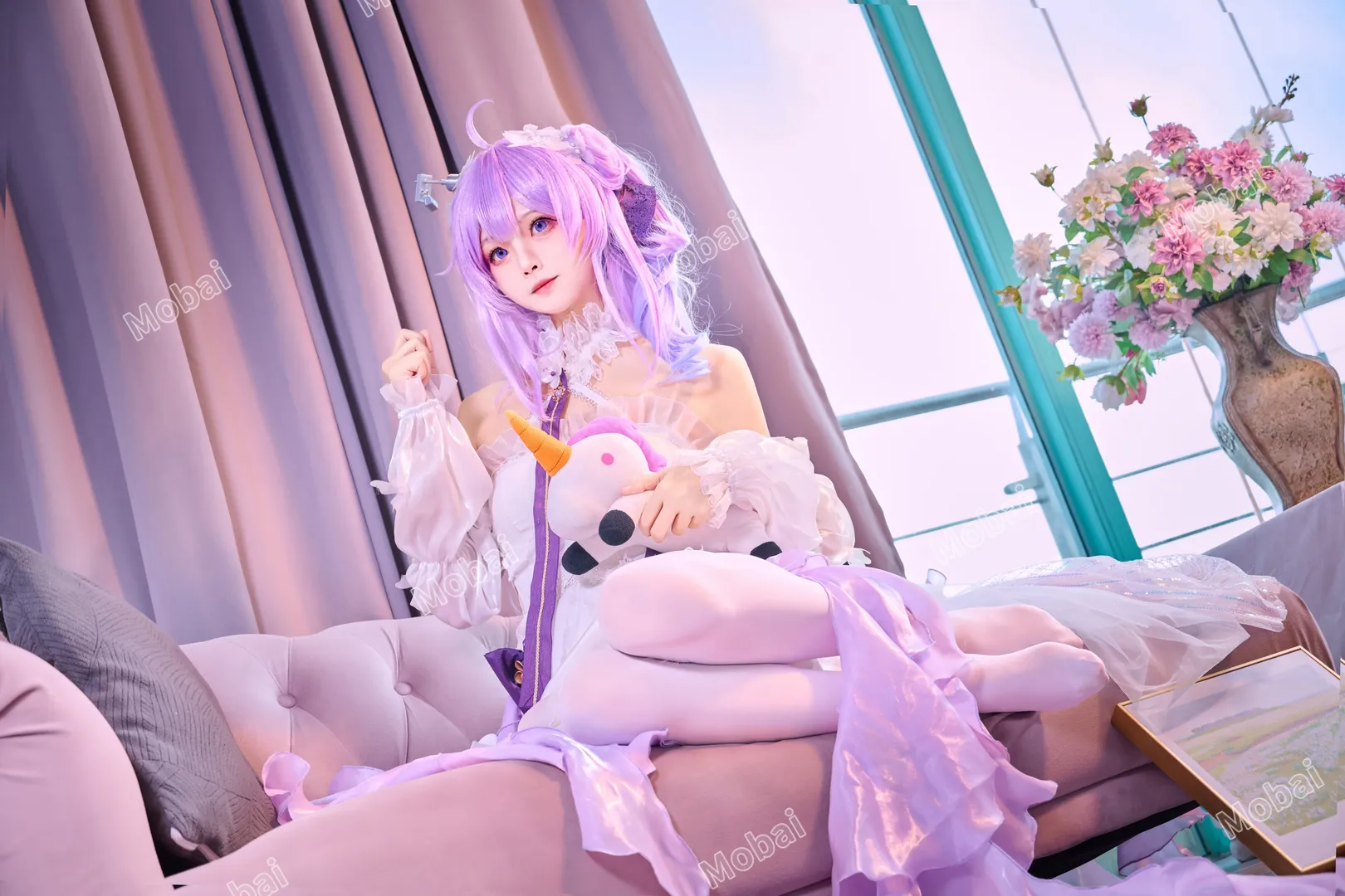【独角兽cos】碧蓝航线独角兽改，今天也在努力帮哥哥的忙 - 第 6 张