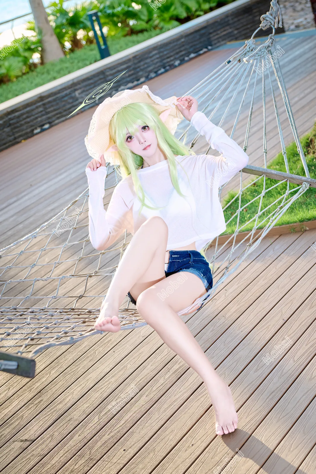 【橘光cos】蔚蓝档案的夏日泳池写真 - 第 3 张