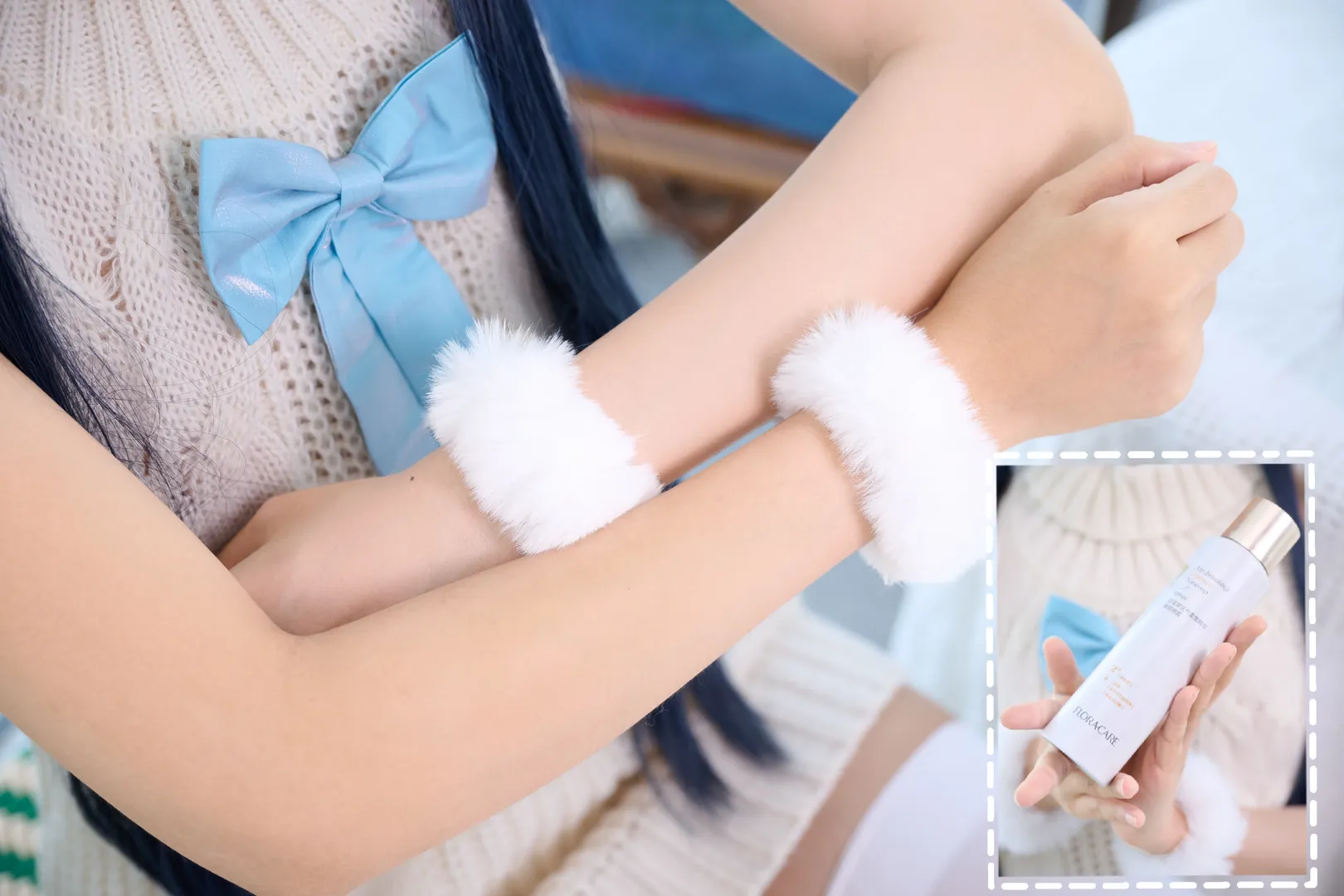 Anime convention White stockings Fuzzy outfit and skin tone difference prevention tips - Image 7