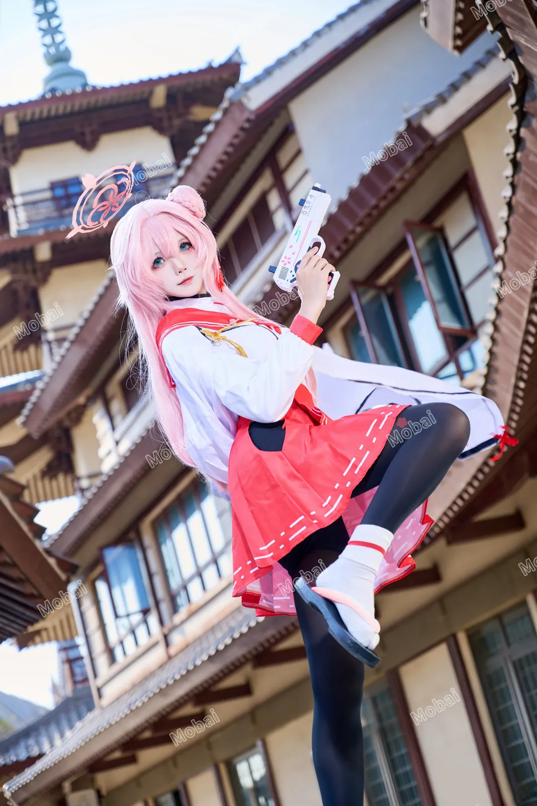 【水羽ミモリコスプレ】ブルーアーカイブ 百鬼夜行の修行日常 - 2 枚目
