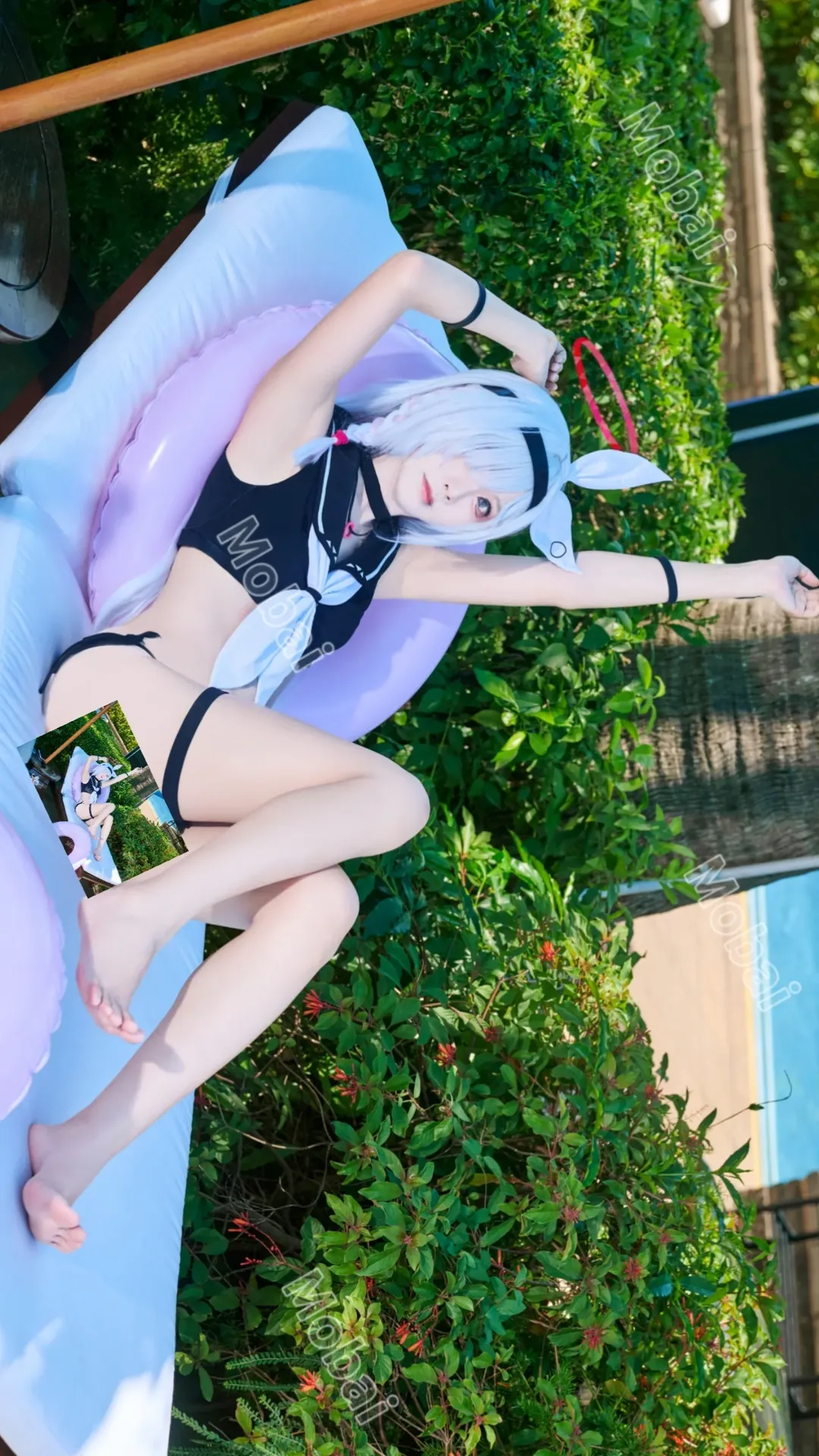 普拉娜cos 蔚蓝档案 同人手办泳装正片 - 第 2 张