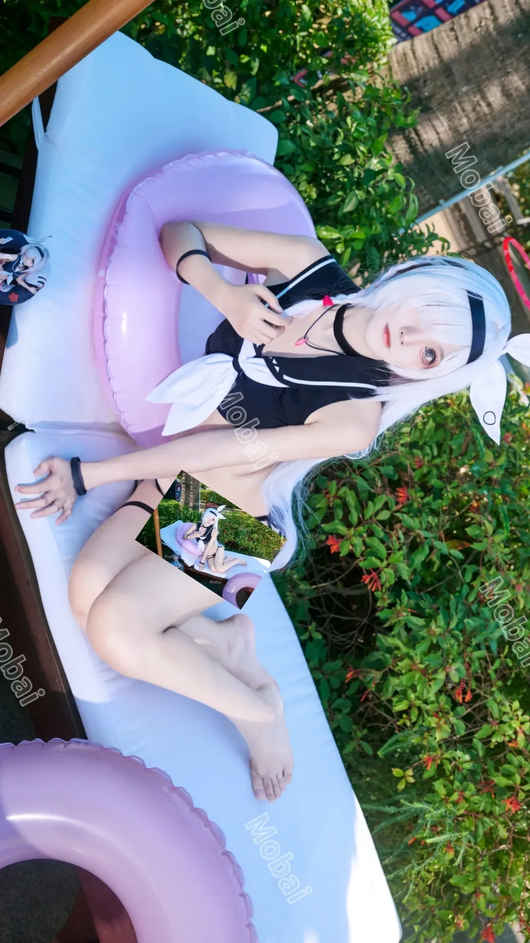 普拉娜cos 蔚蓝档案 同人手办泳装正片 - 第 3 张