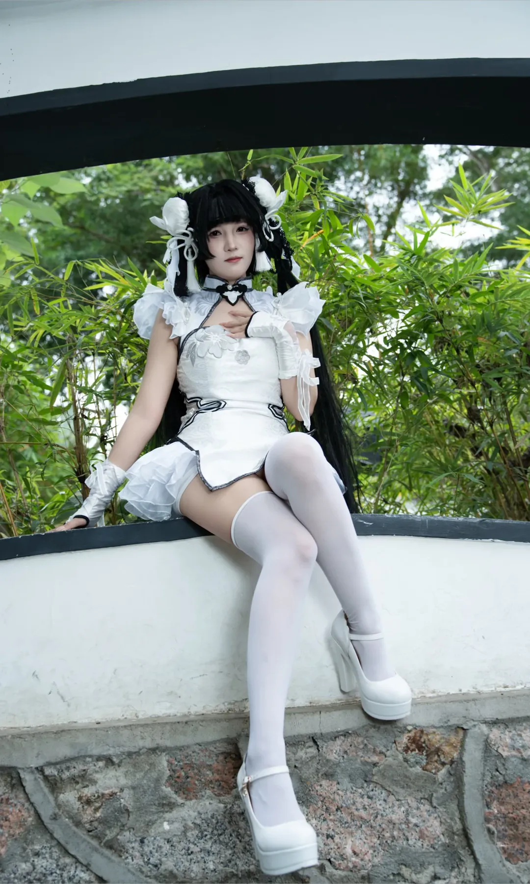 【殷紫萍cos】永劫无间玉髓冰心，园林随拍 - 第 10 张