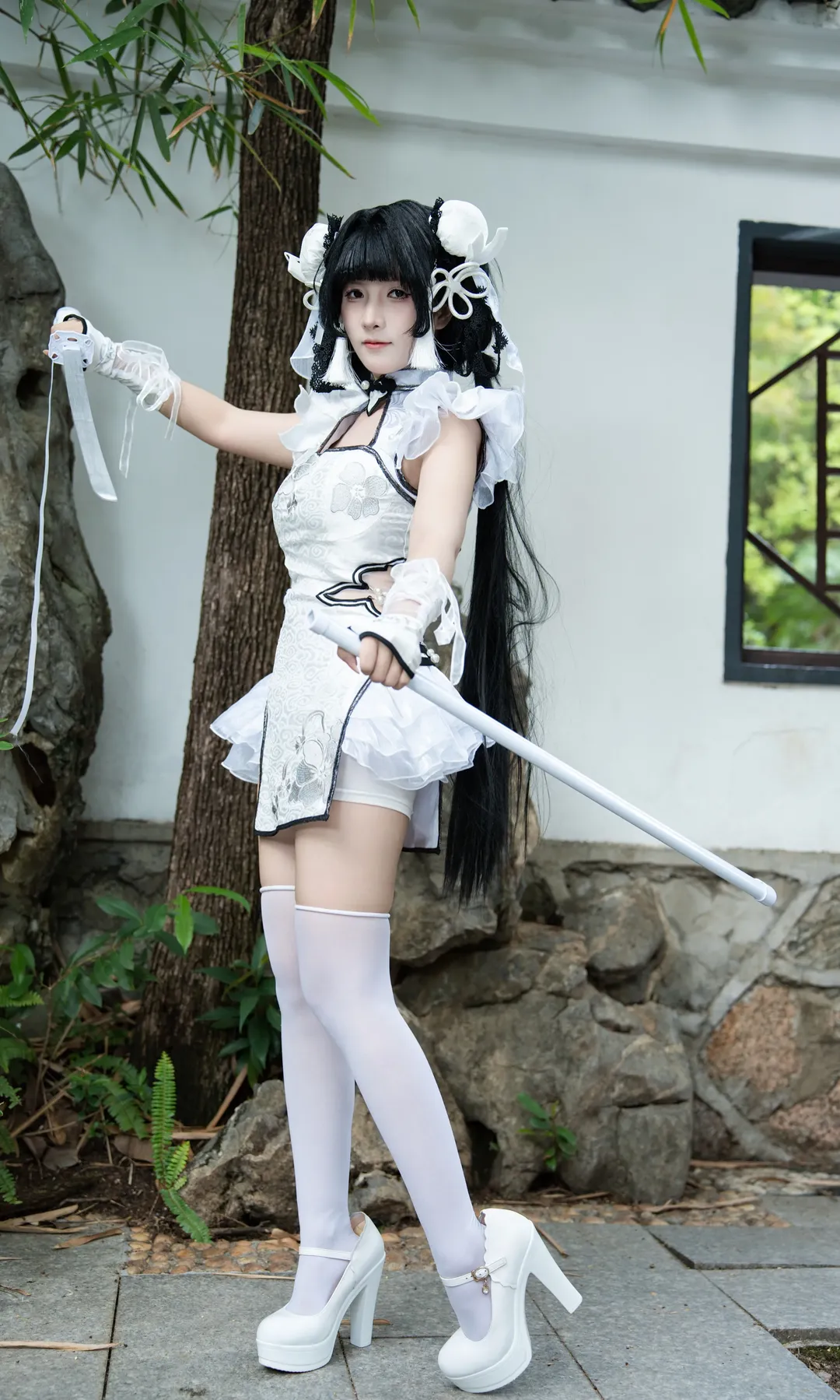 【殷紫萍cos】永劫无间玉髓冰心，园林随拍 - 第 11 张