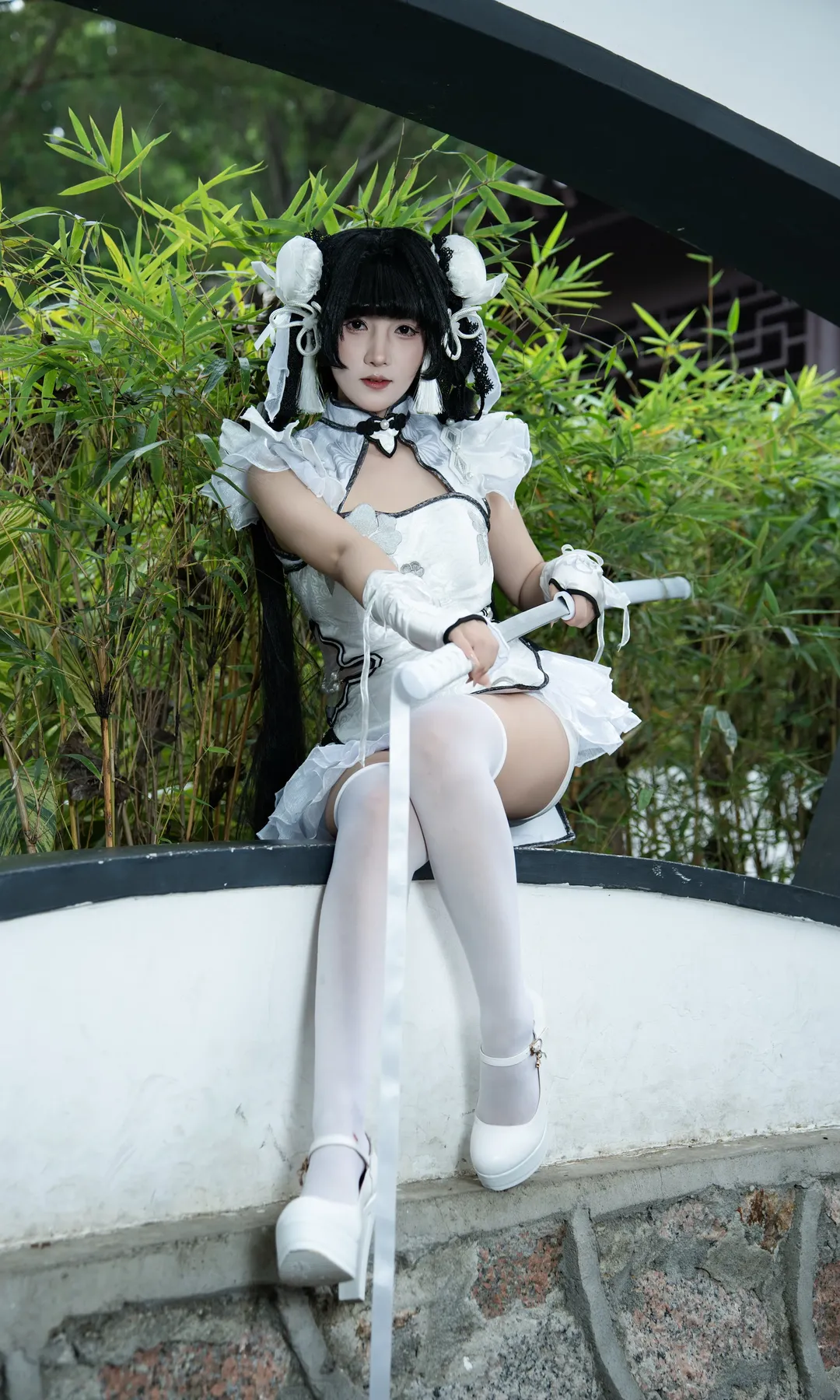 【殷紫萍cos】永劫无间玉髓冰心，园林随拍 - 第 12 张