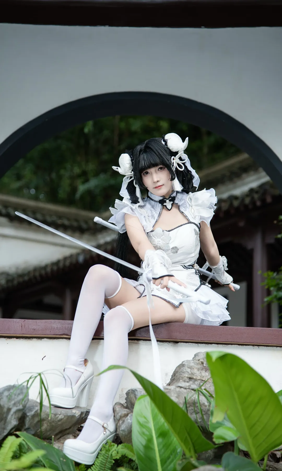 【殷紫萍cos】永劫无间玉髓冰心，园林随拍 - 第 13 张