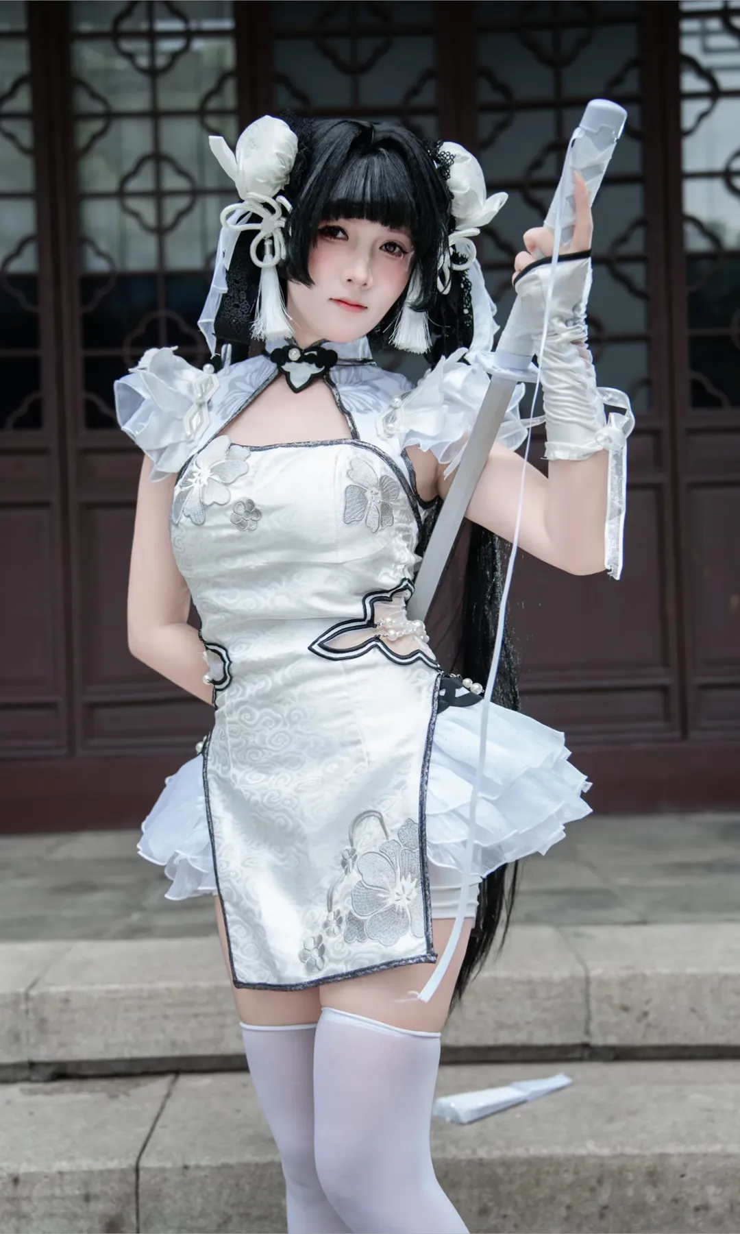 【殷紫萍cos】永劫无间玉髓冰心，园林随拍 - 第 4 张
