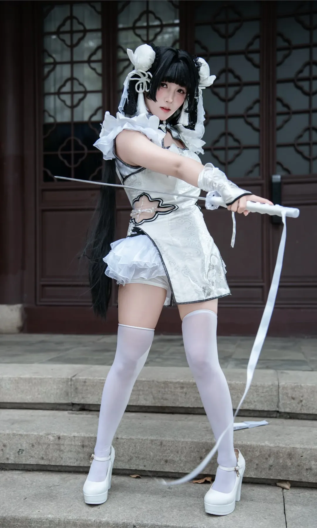 【殷紫萍cos】永劫无间玉髓冰心，园林随拍 - 第 5 张