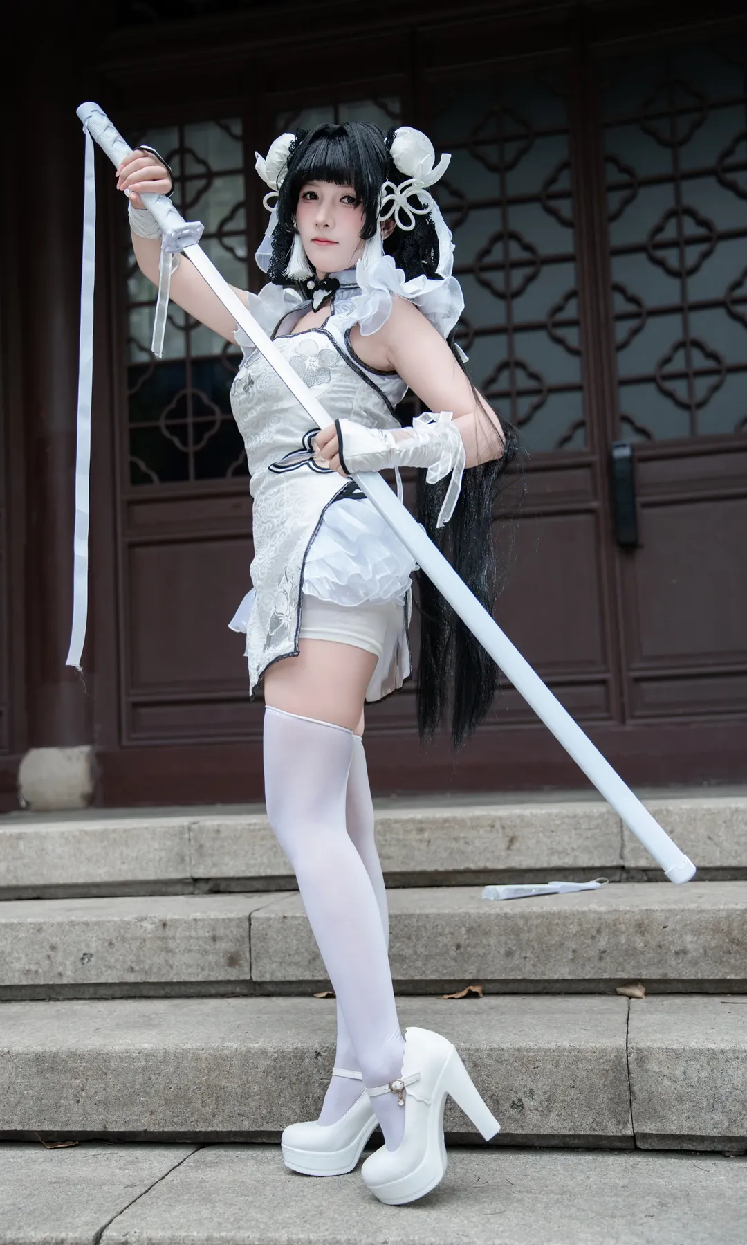 【殷紫萍cos】永劫无间玉髓冰心，园林随拍 - 第 6 张