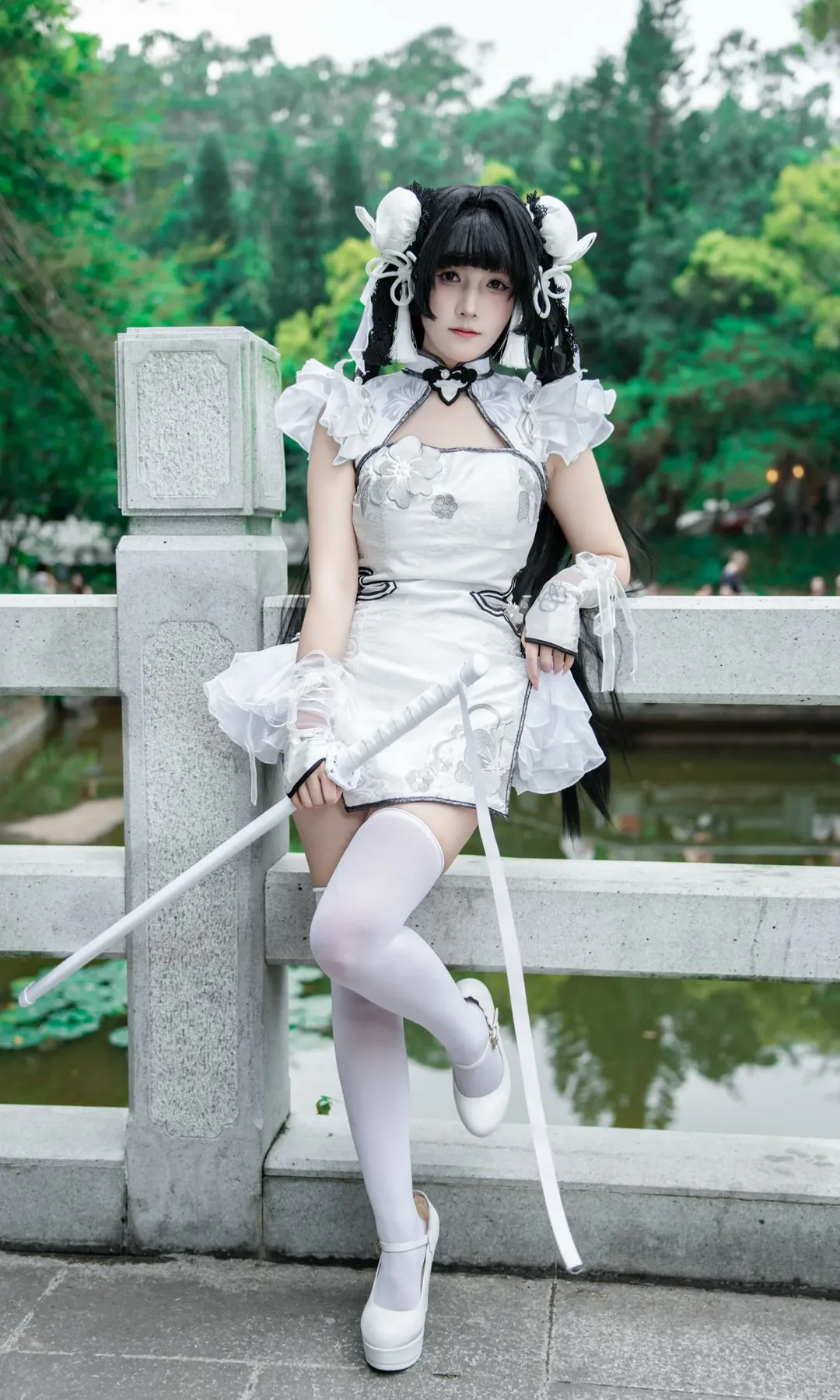 【殷紫萍cos】永劫无间玉髓冰心，园林随拍 - 第 8 张