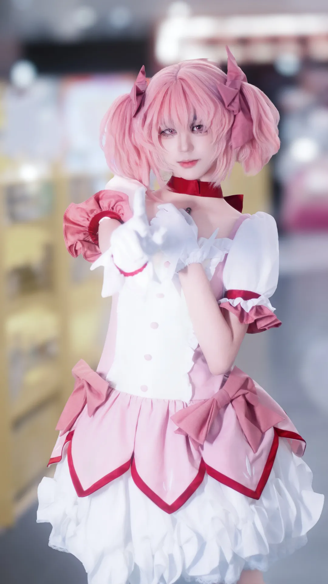 【鹿目圆cos】魔法少女小圆的粉色圆环之理 - 第 1 张