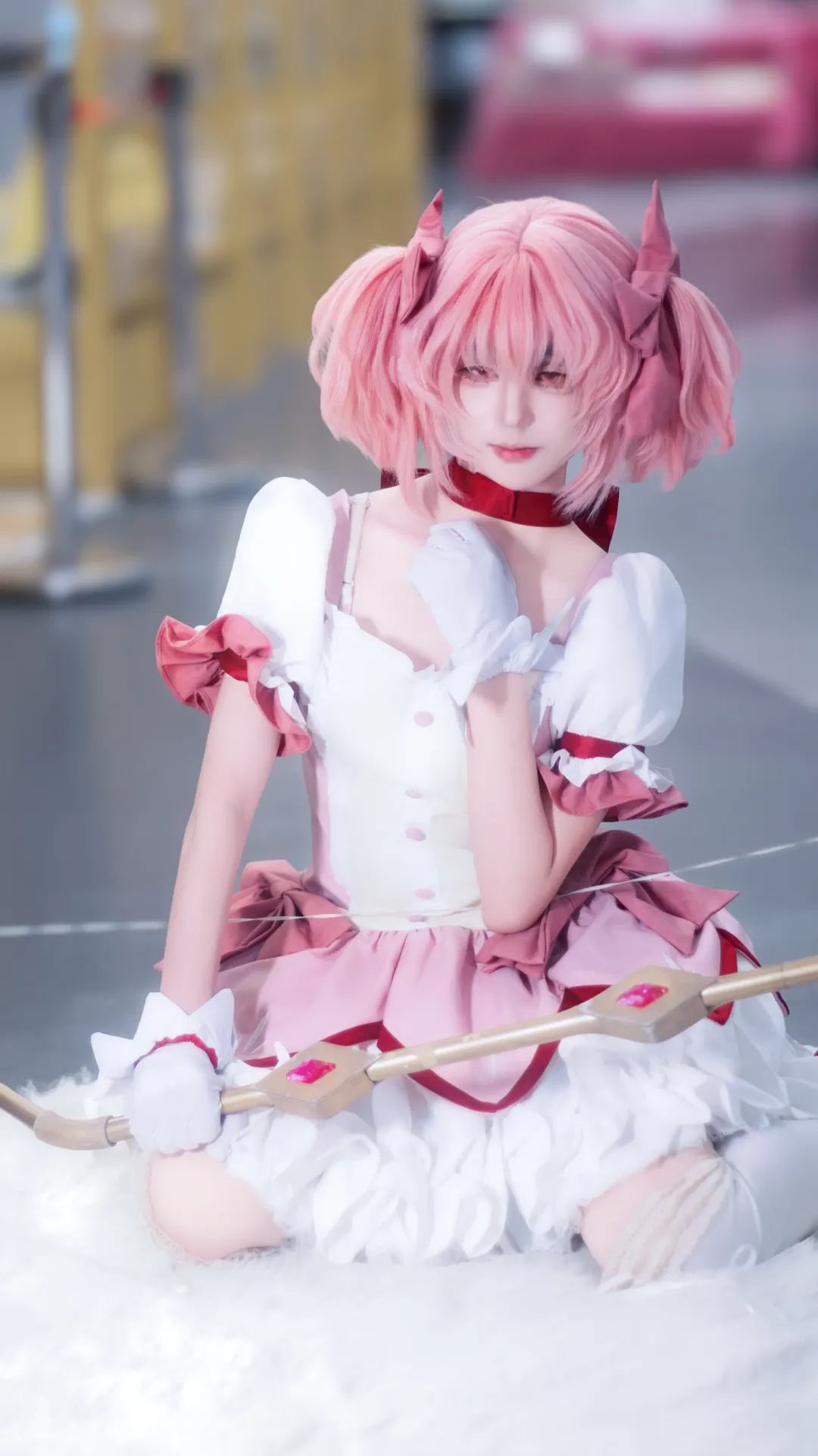 【鹿目圆cos】魔法少女小圆的粉色圆环之理 - 第 3 张