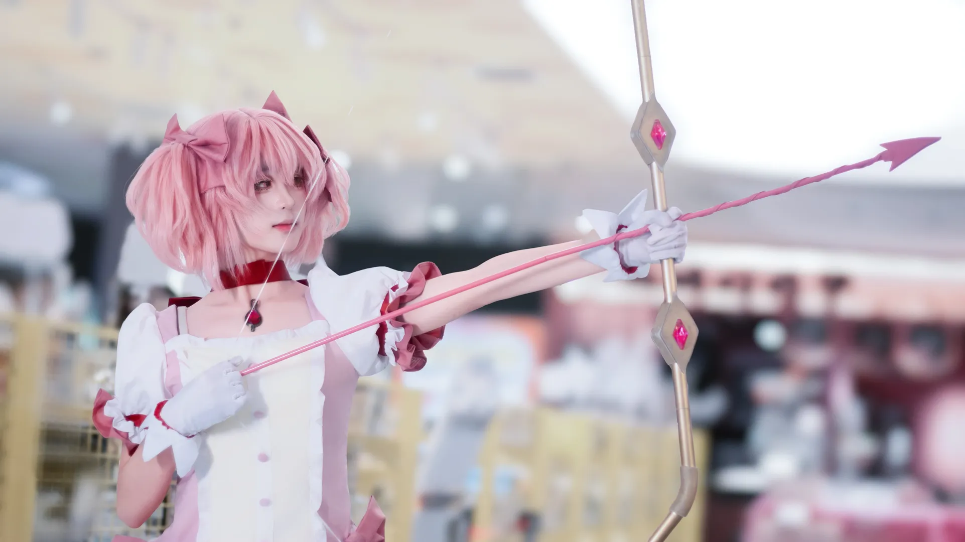 【鹿目圆cos】魔法少女小圆的粉色圆环之理 - 第 9 张