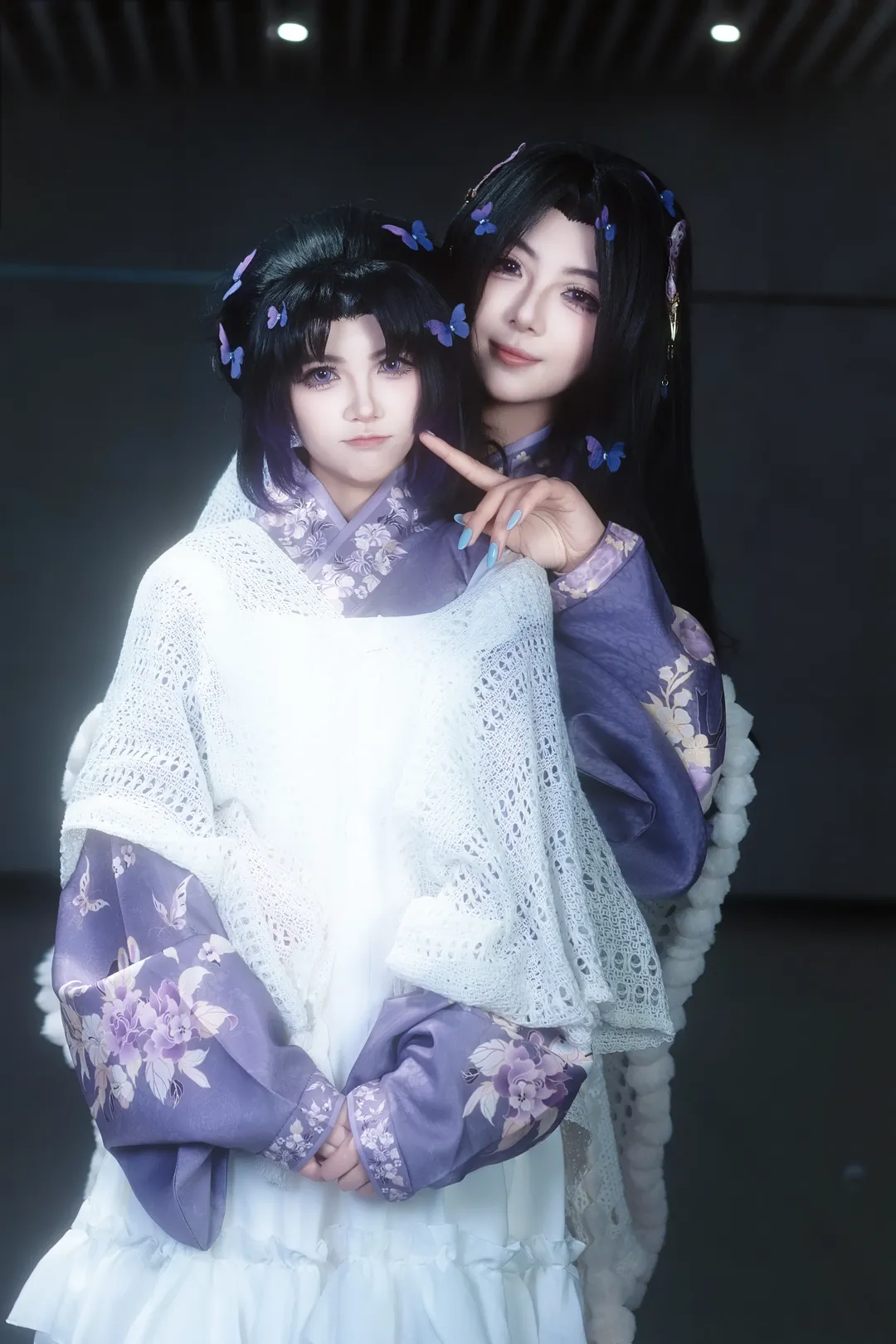 【蝴蝶香奈惠&蝴蝶忍cos】鬼灭之刃双生紫蝶的羁绊 - 第 1 张