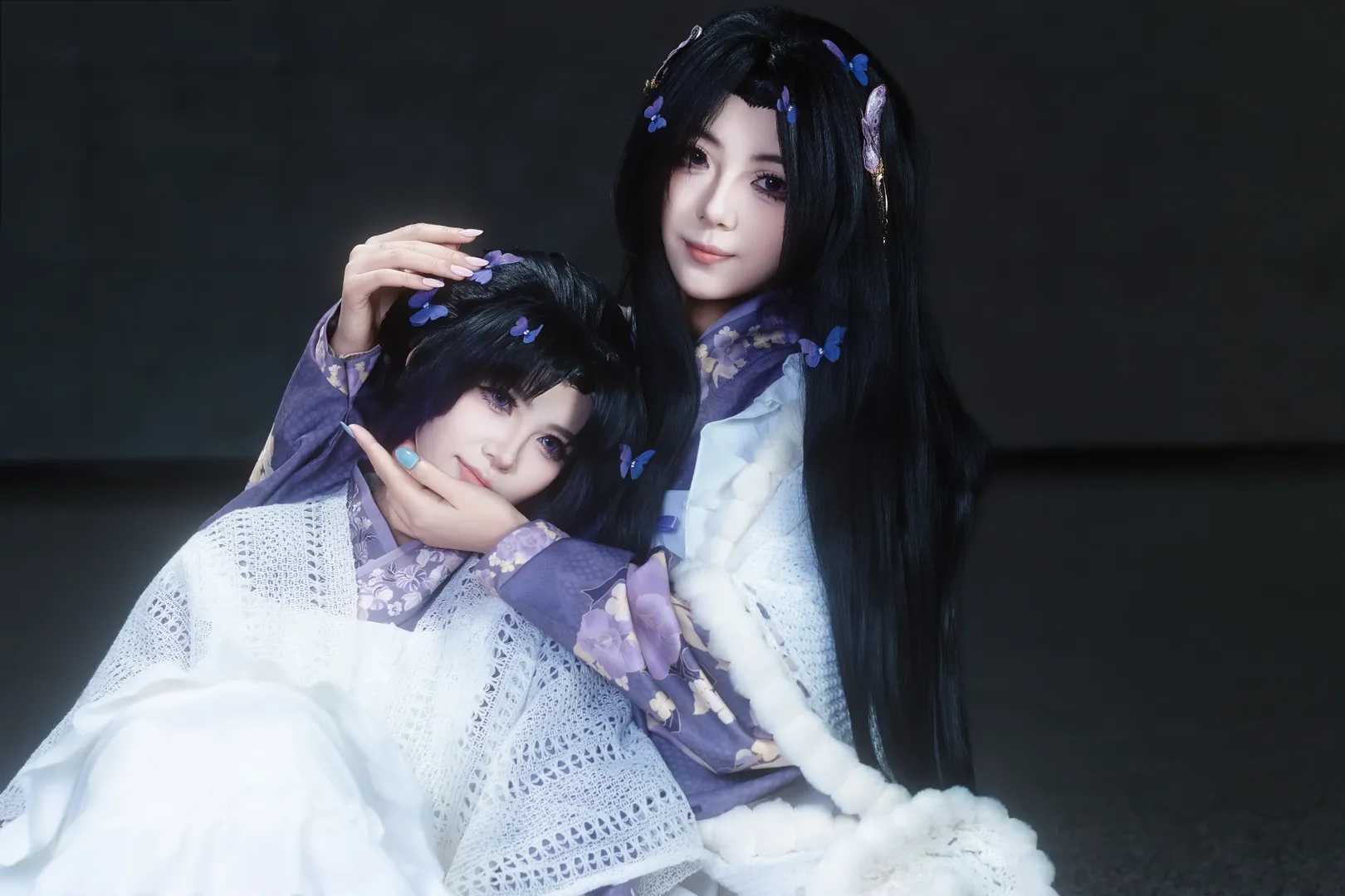 【蝴蝶香奈惠&蝴蝶忍cos】鬼灭之刃双生紫蝶的羁绊 - 第 4 张
