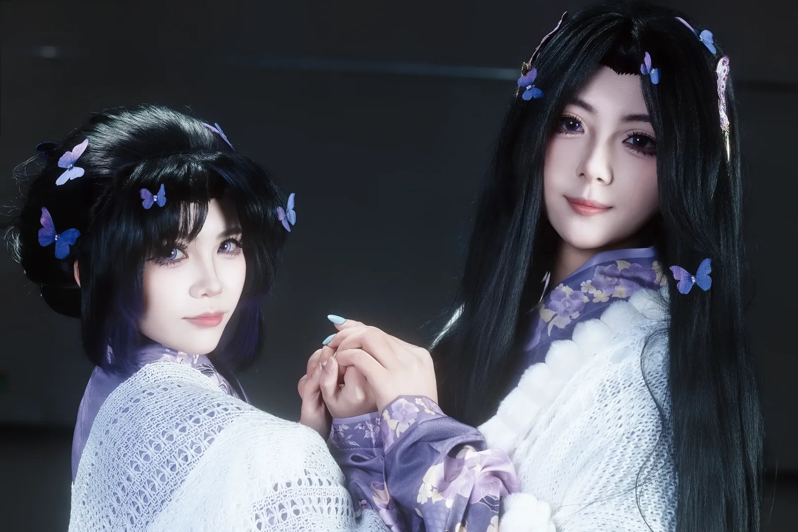 【蝴蝶香奈惠&蝴蝶忍cos】鬼灭之刃双生紫蝶的羁绊 - 第 6 张