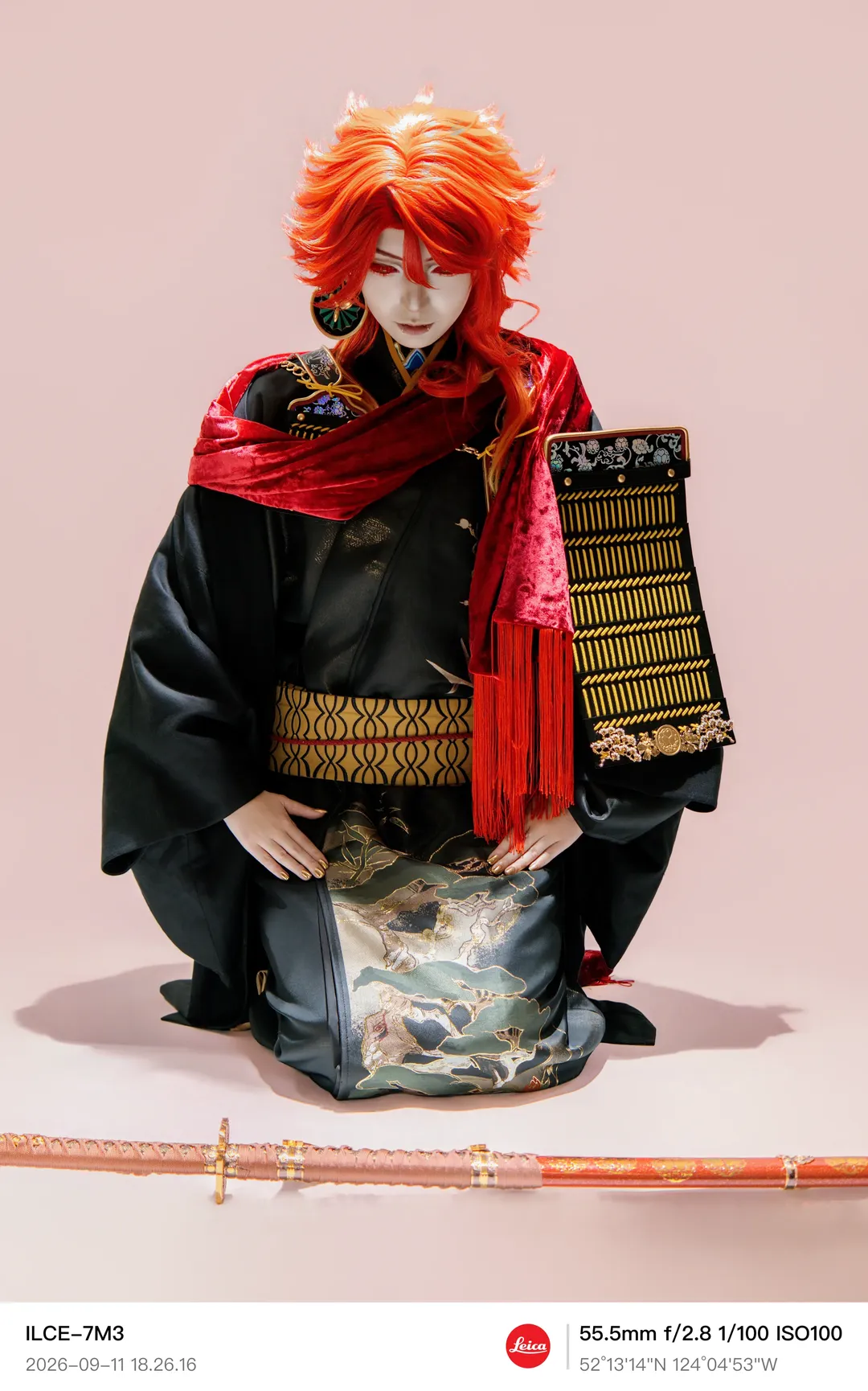 【三郎国宗cos】刀剑乱舞 华丽黑金与红流苏的碰撞 - 第 2 张