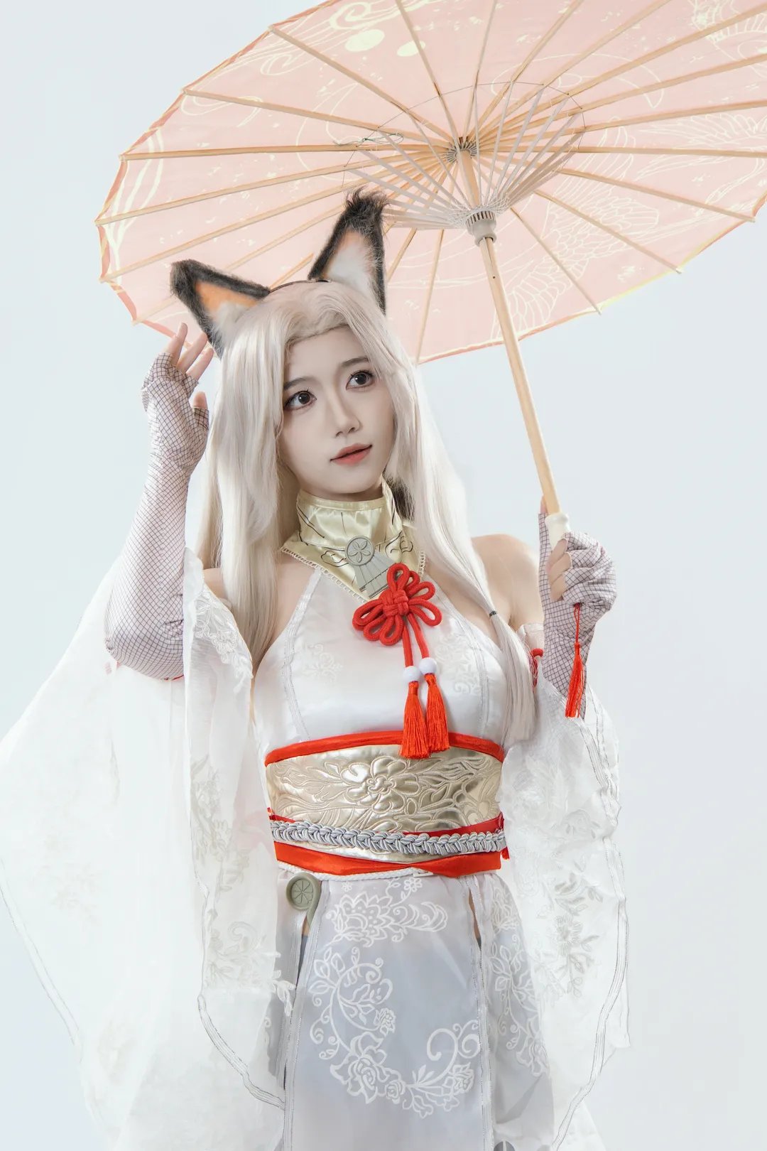【土御门胡桃cos】永劫无间狐耳少女的棚拍记录 - 第 1 张