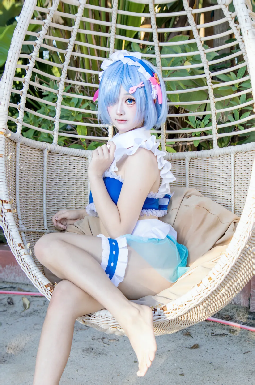 【蕾姆cos】从零开始的异世界生活夏日泳装外景
