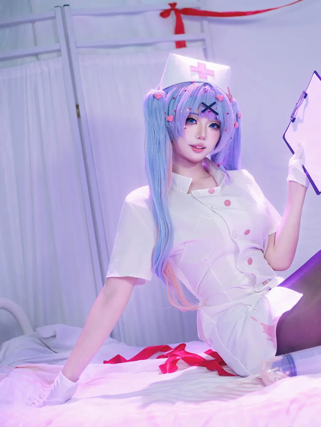 【初音未来cos】兔子洞护士，病娇氛围的拍摄心得 - 第 3 张