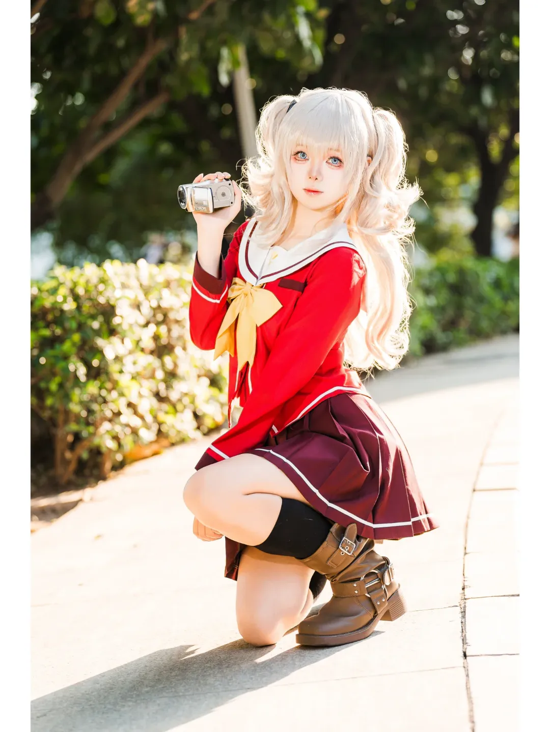 【友利奈绪cos】夏洛特里的摄像机少女 - 第 3 张