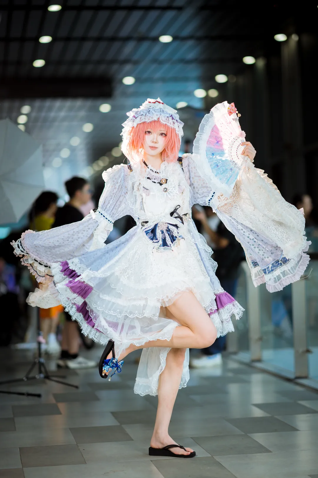 【幽幽子cos】东方project洛丽塔洋装漫展场照记录 - 第 1 张