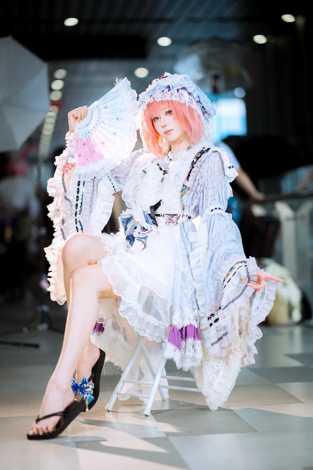 【幽幽子cos】东方project洛丽塔洋装漫展场照记录 - 第 2 张