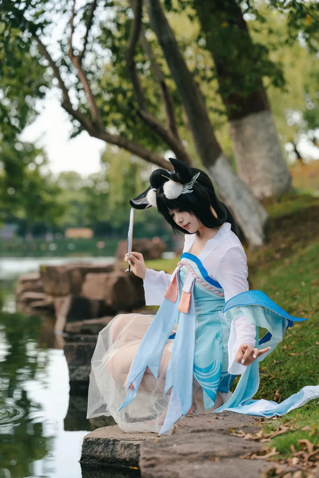 【嫦娥cos】王者荣耀如梦令，定格仙气飘飘的瞬间 - 第 1 张