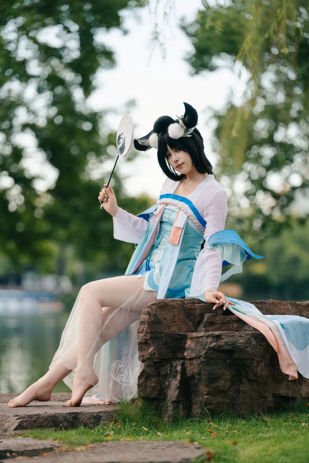 【嫦娥cos】王者荣耀如梦令，定格仙气飘飘的瞬间 - 第 2 张