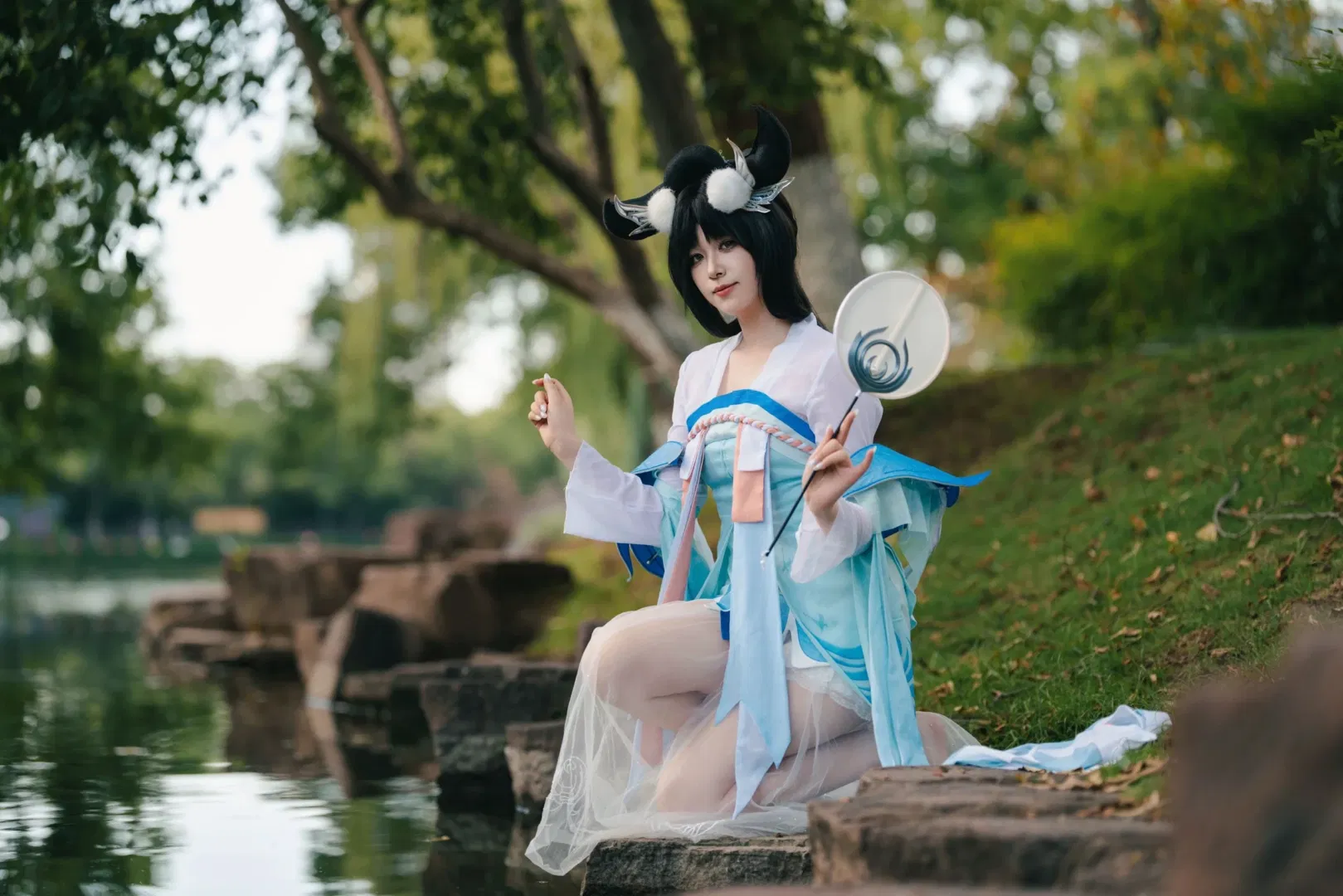 【嫦娥cos】王者荣耀如梦令，定格仙气飘飘的瞬间 - 第 3 张