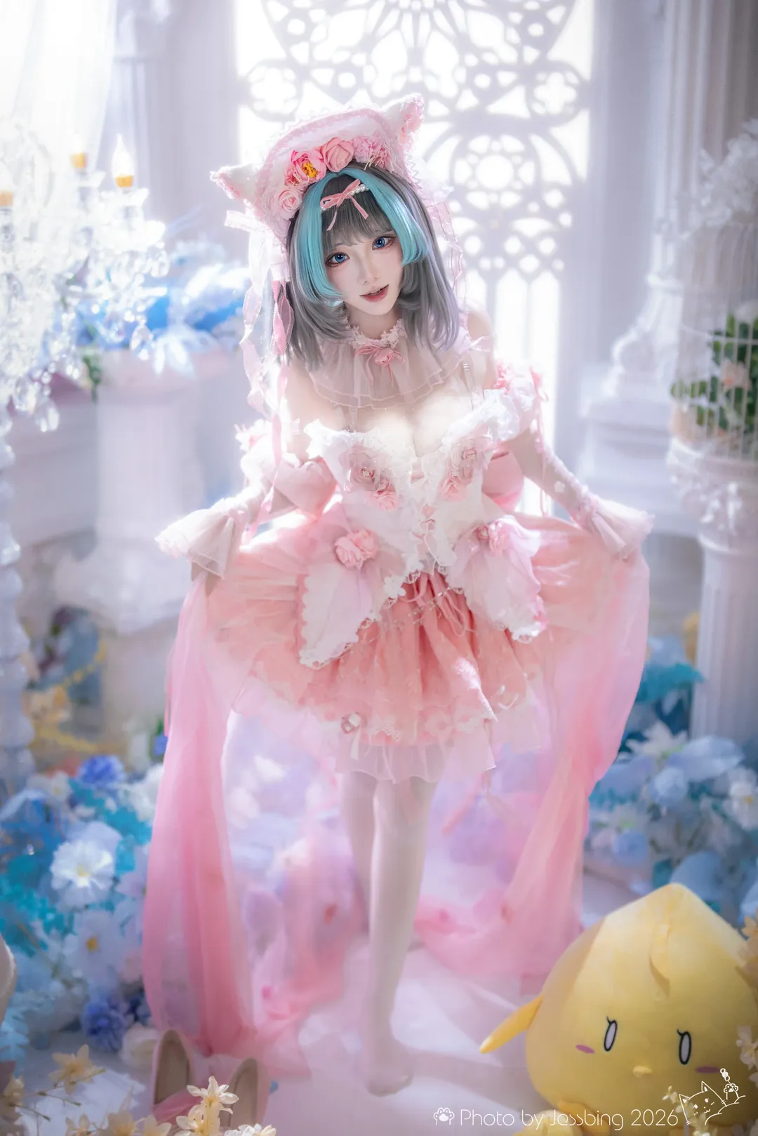 【柴郡cos】碧蓝航线礼服废案的粉色回响 - 第 4 张