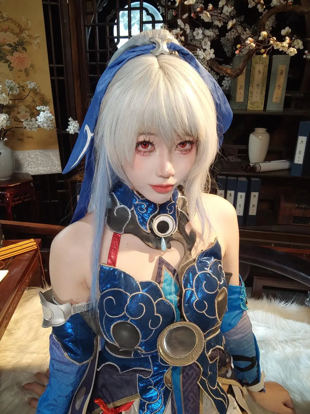 【鏡流cos】崩壞星穹鐵道劍首，硃紅眼眸的細節還原 - 第 2 張
