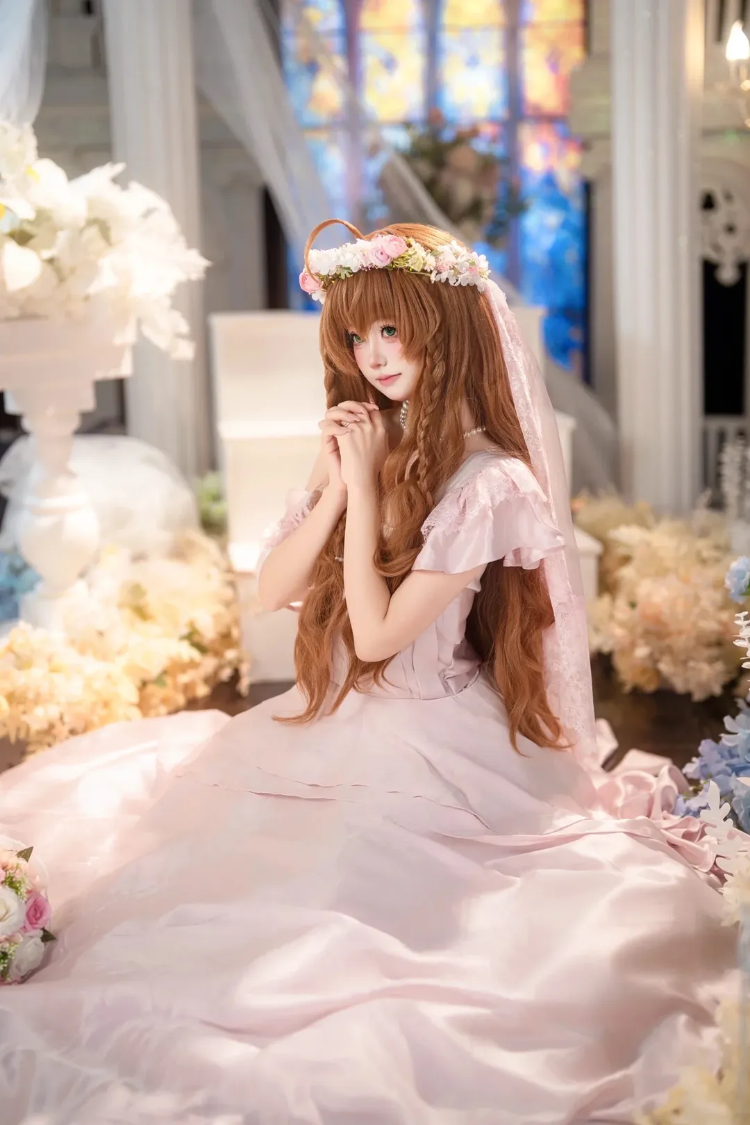 【神户小鸟cos】Rewrite罚抄原画婚纱造型 - 第 3 张