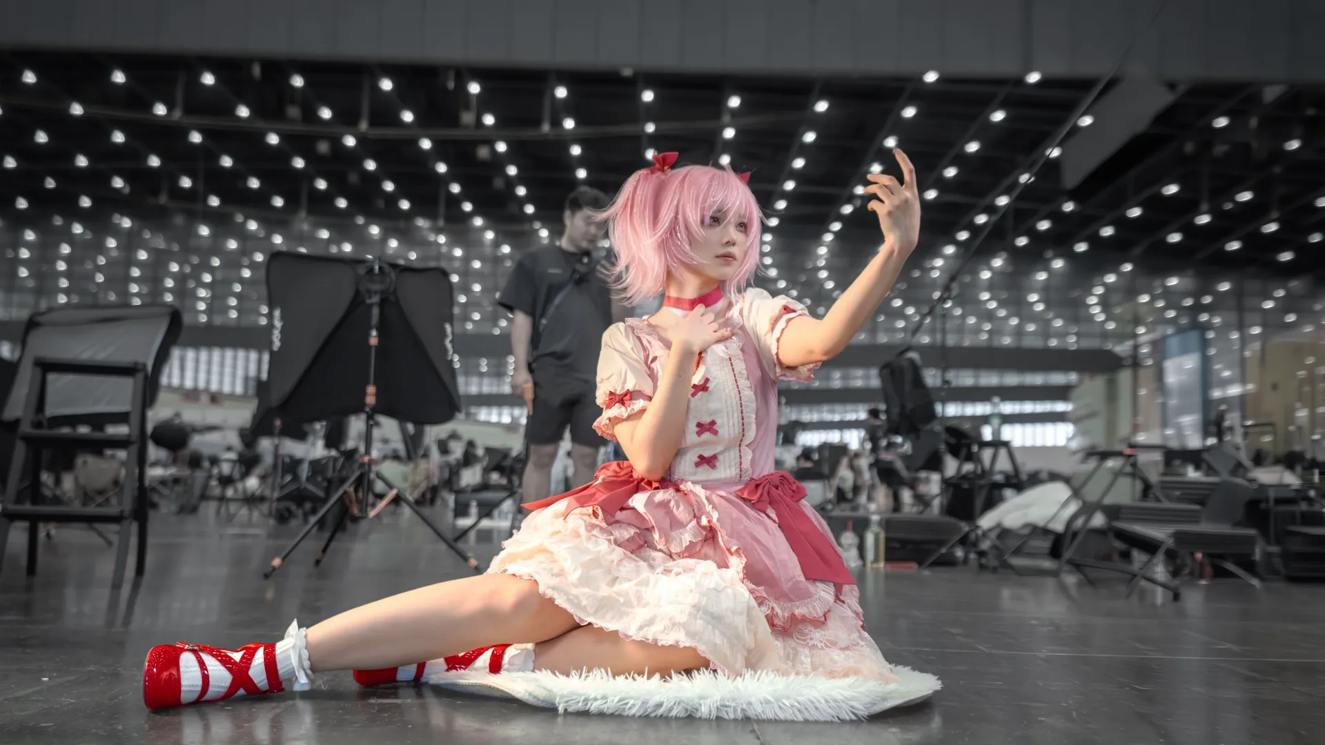 【鹿目圆cos】魔法少女小圆粉红系少女拍摄分享 - 第 3 张