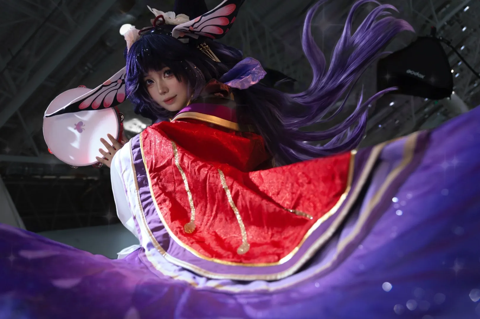 【梦引蝴蝶精cos】阴阳师十周年，蝴蝶精灵游历漫展 - 第 2 张