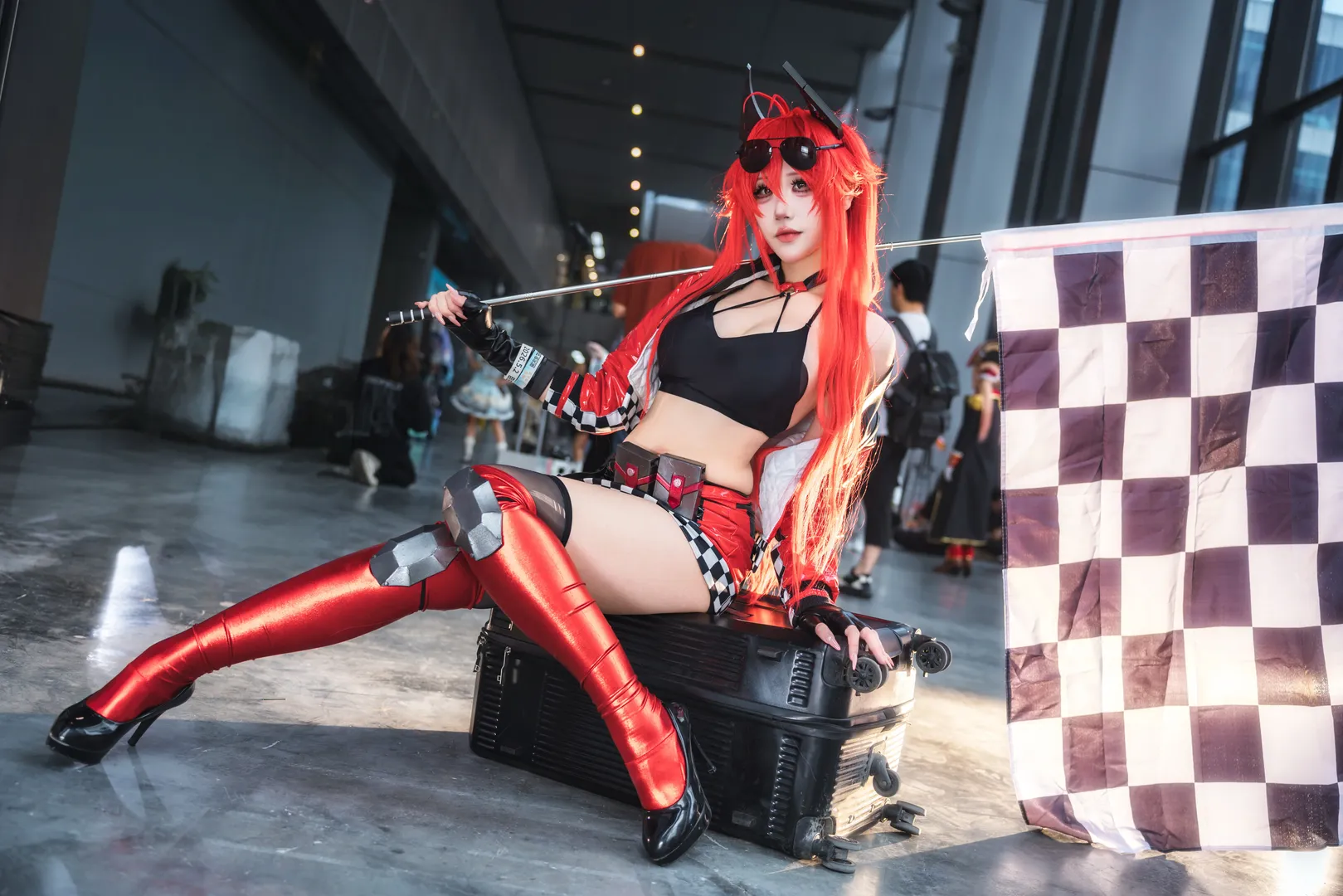 【小紅帽cos】nikke勝利女神賽車服，漫展場照記錄 - 第 2 張