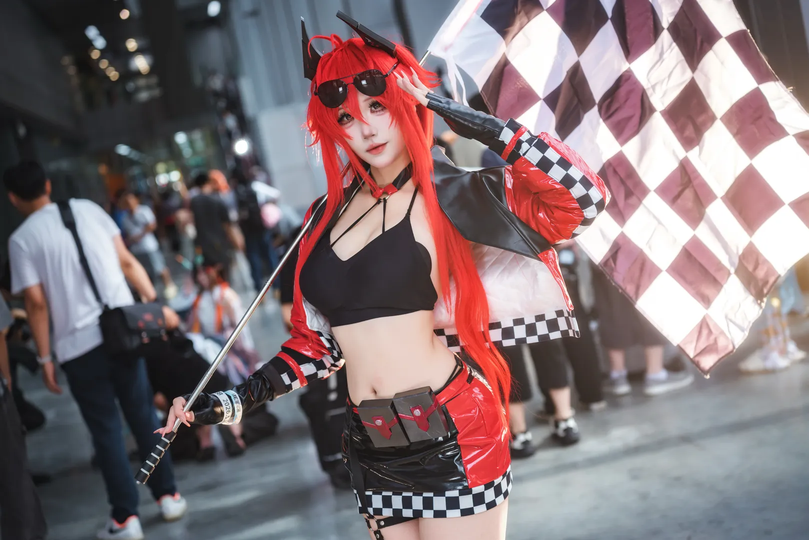 【小紅帽cos】nikke勝利女神賽車服，漫展場照記錄 - 第 3 張