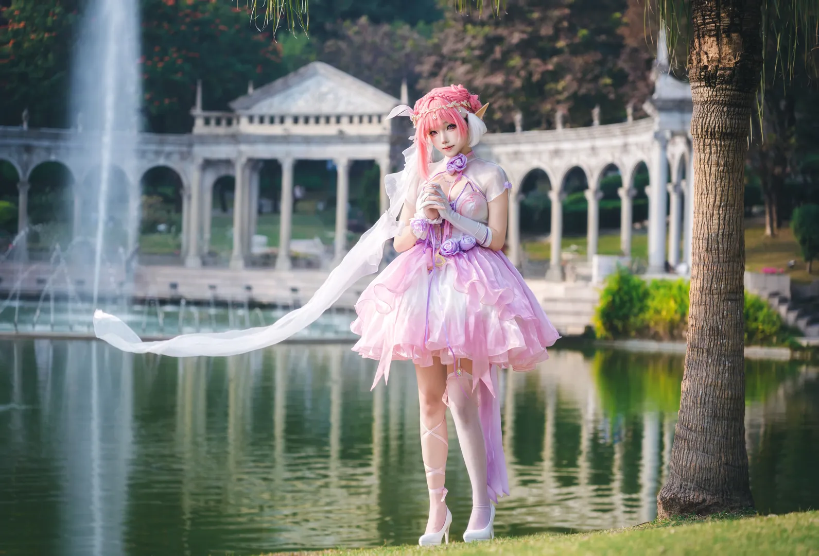 【爱莉希雅cos】云台花园的花期与浪漫 - 第 2 张
