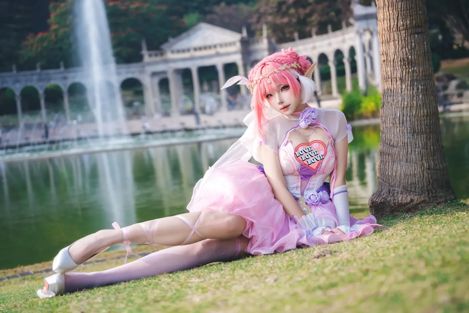 【爱莉希雅cos】云台花园的花期与浪漫 - 第 3 张