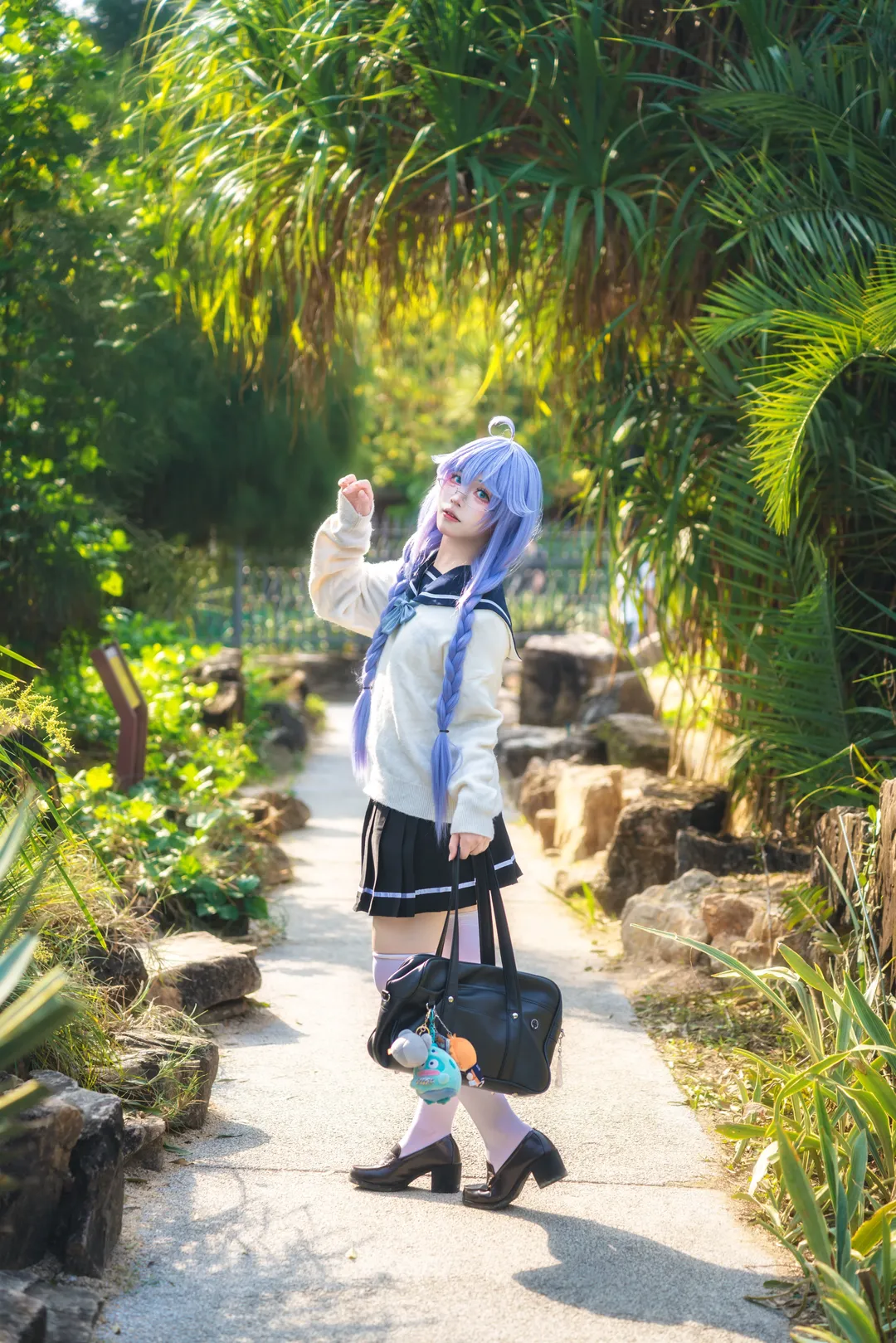 【洛琪希cos】华南植物园里的水手服少女 - 第 2 张