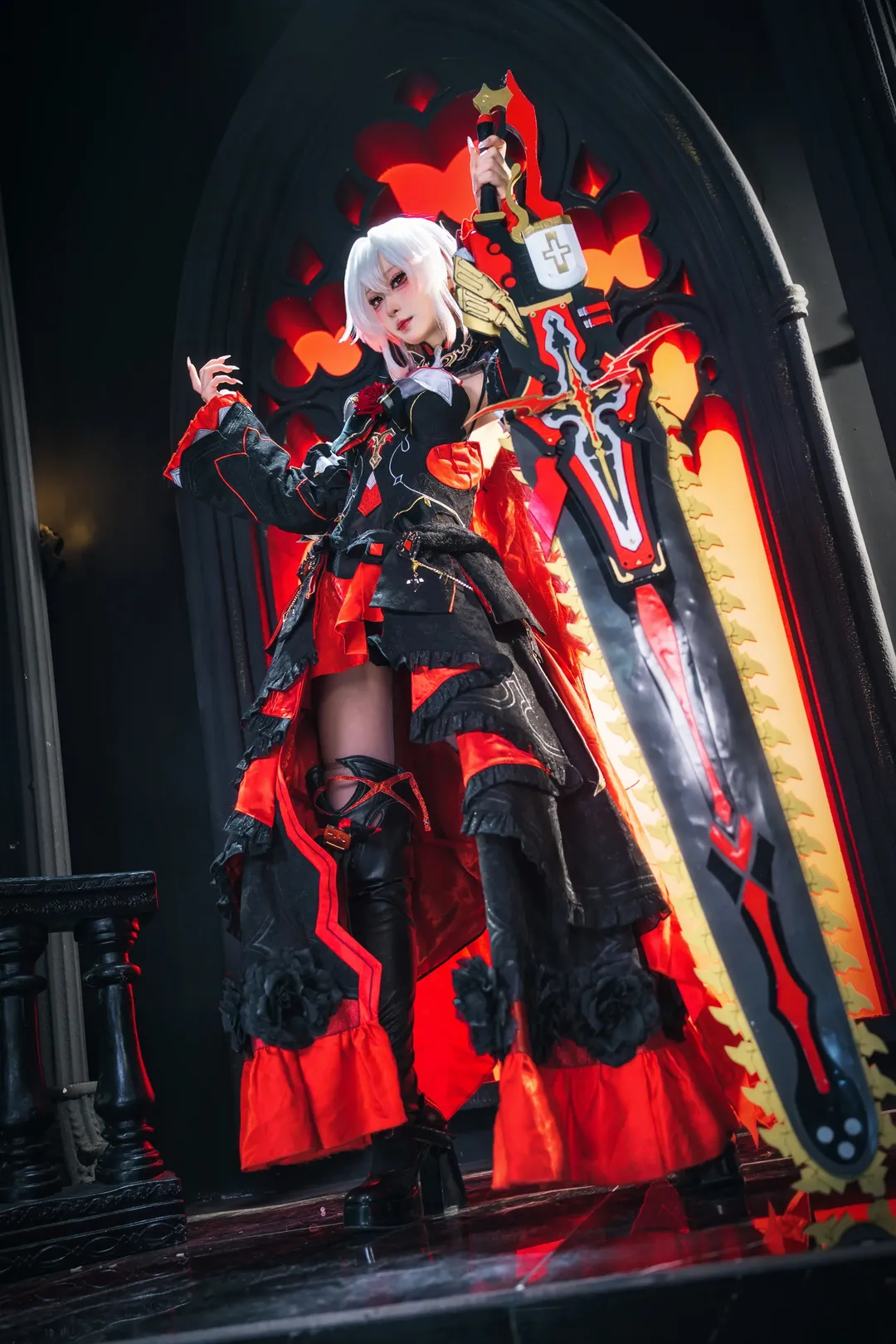 【德丽莎cos】崩坏3暗黑哥特风正片拍摄记录 - 第 1 张