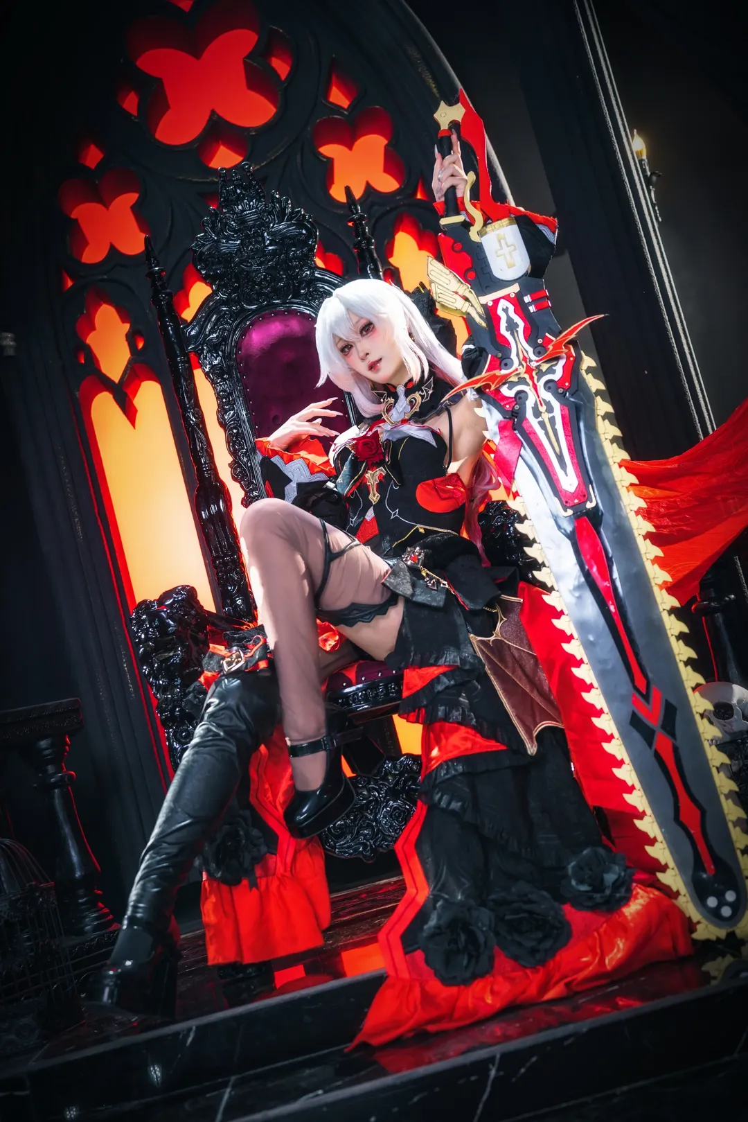【德丽莎cos】崩坏3暗黑哥特风正片拍摄记录 - 第 3 张