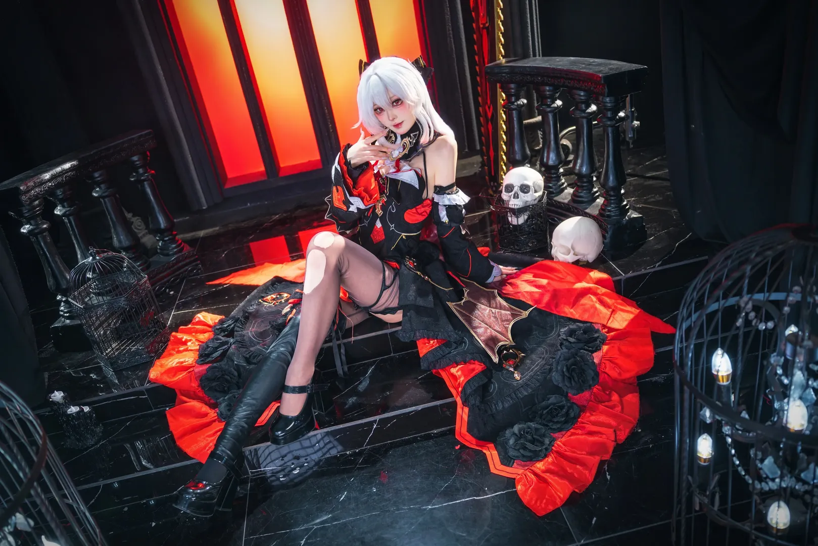 【德丽莎cos】崩坏3暗黑哥特风正片拍摄记录 - 第 4 张