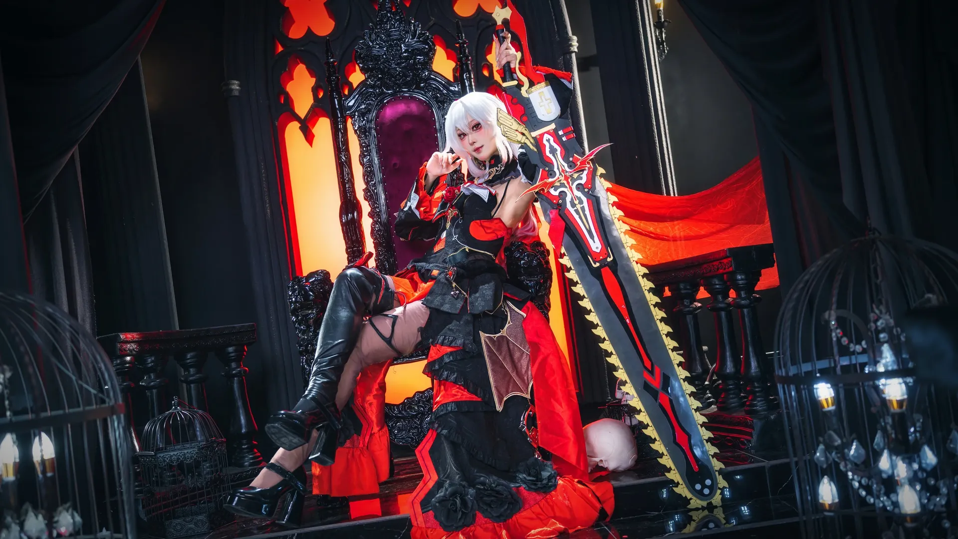 【德丽莎cos】崩坏3暗黑哥特风正片拍摄记录 - 第 6 张